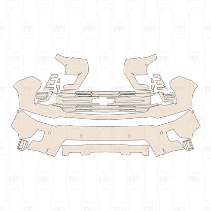 Pre-Cut PPF Chevrolet Silverado HD 2500 HD LTZ 2025