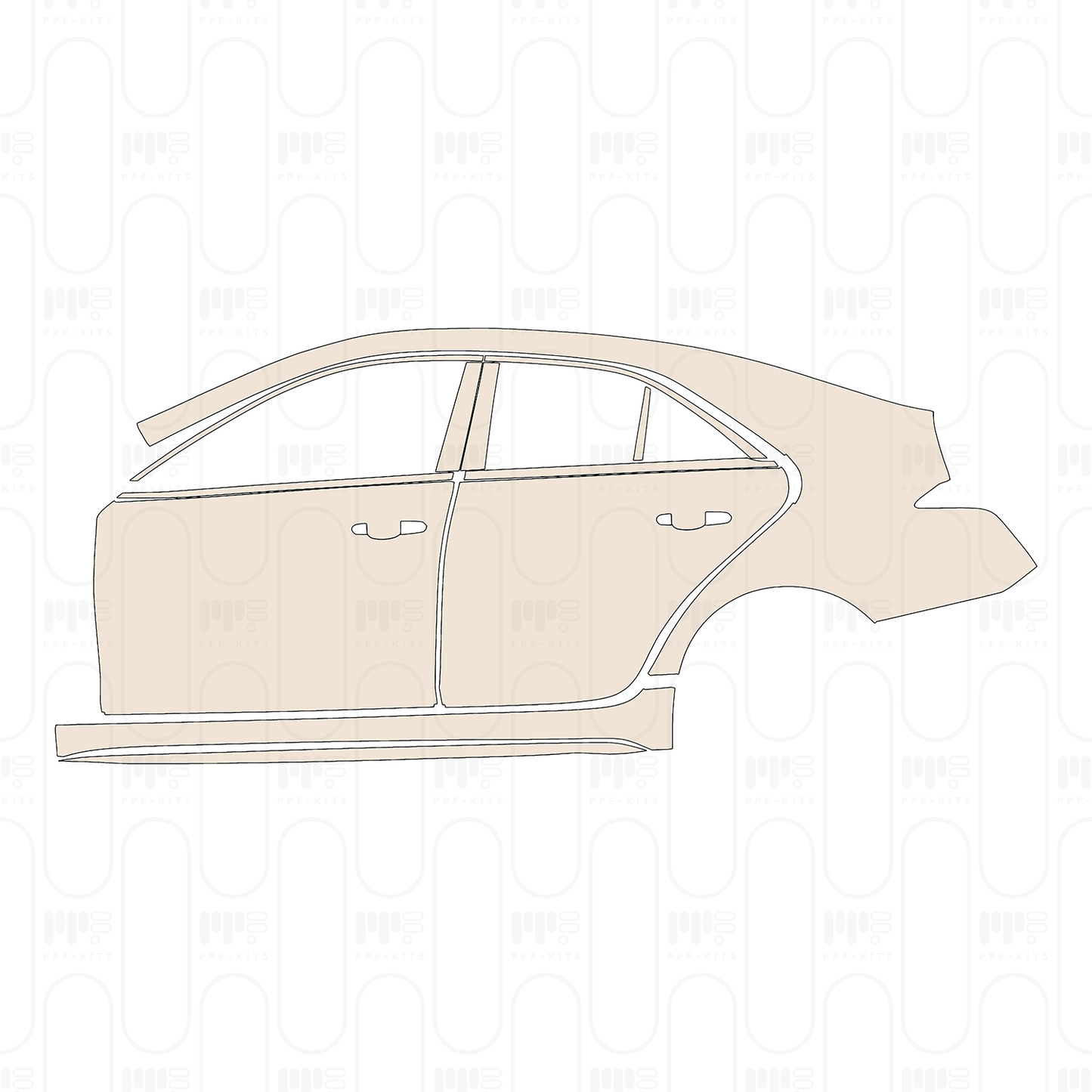 Pre-Cut PPF Cadillac CT4 Sport 2026