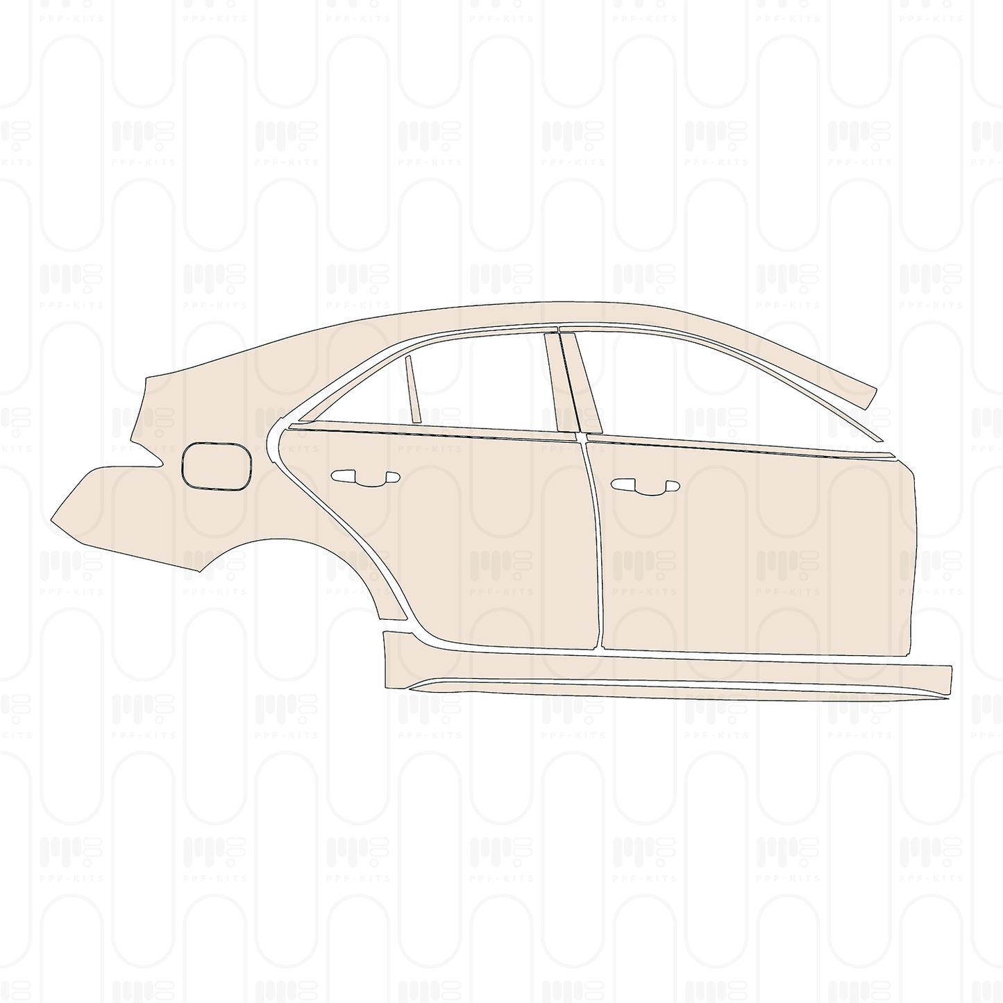 Pre-Cut PPF Cadillac CT4 Sport 2026