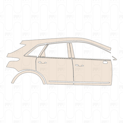 Pre-Cut PPF Cadillac XT5 (US) 2026