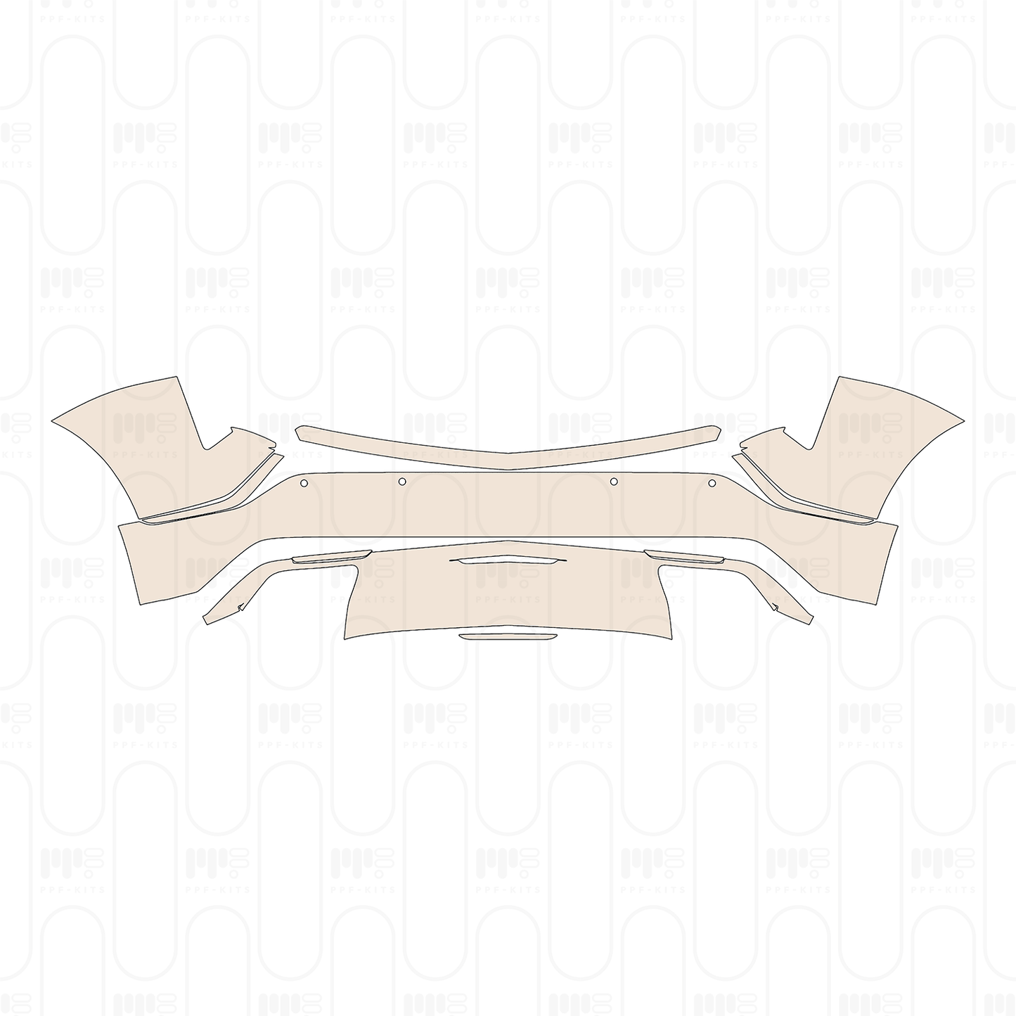 Pre-Cut PPF Cadillac XT5 (CN) 2025