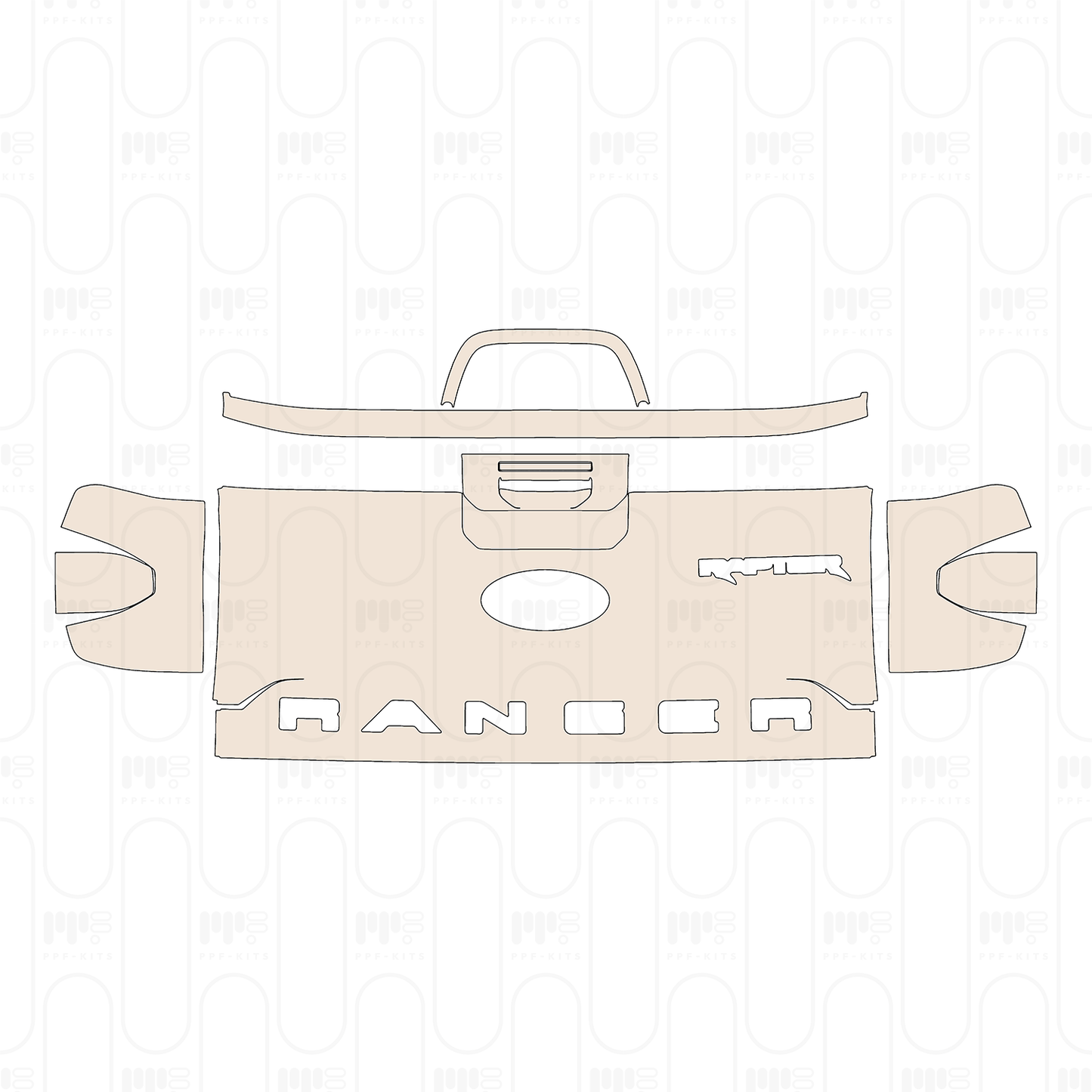 Pre-Cut PPF Ford Ranger (EU) Raptor 2025