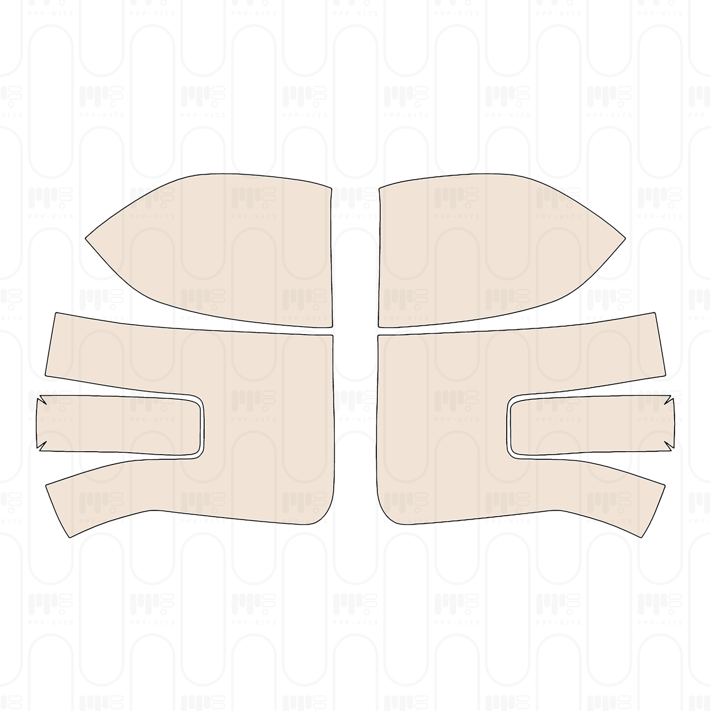 Pre-Cut PPF Ford Super Duty F-450 XLT 2025