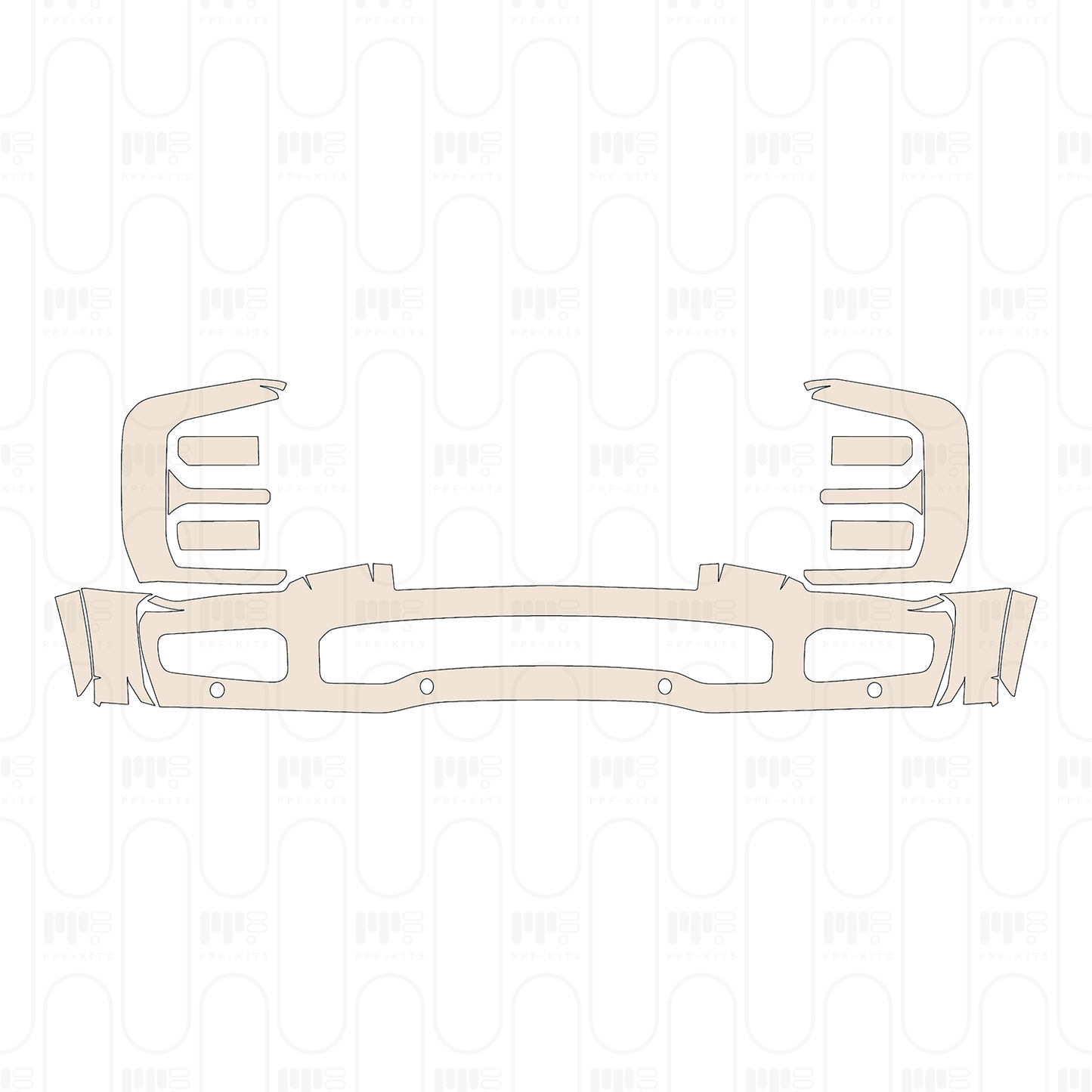 Pre-Cut PPF Ford Super Duty F-450 King Ranch 2025
