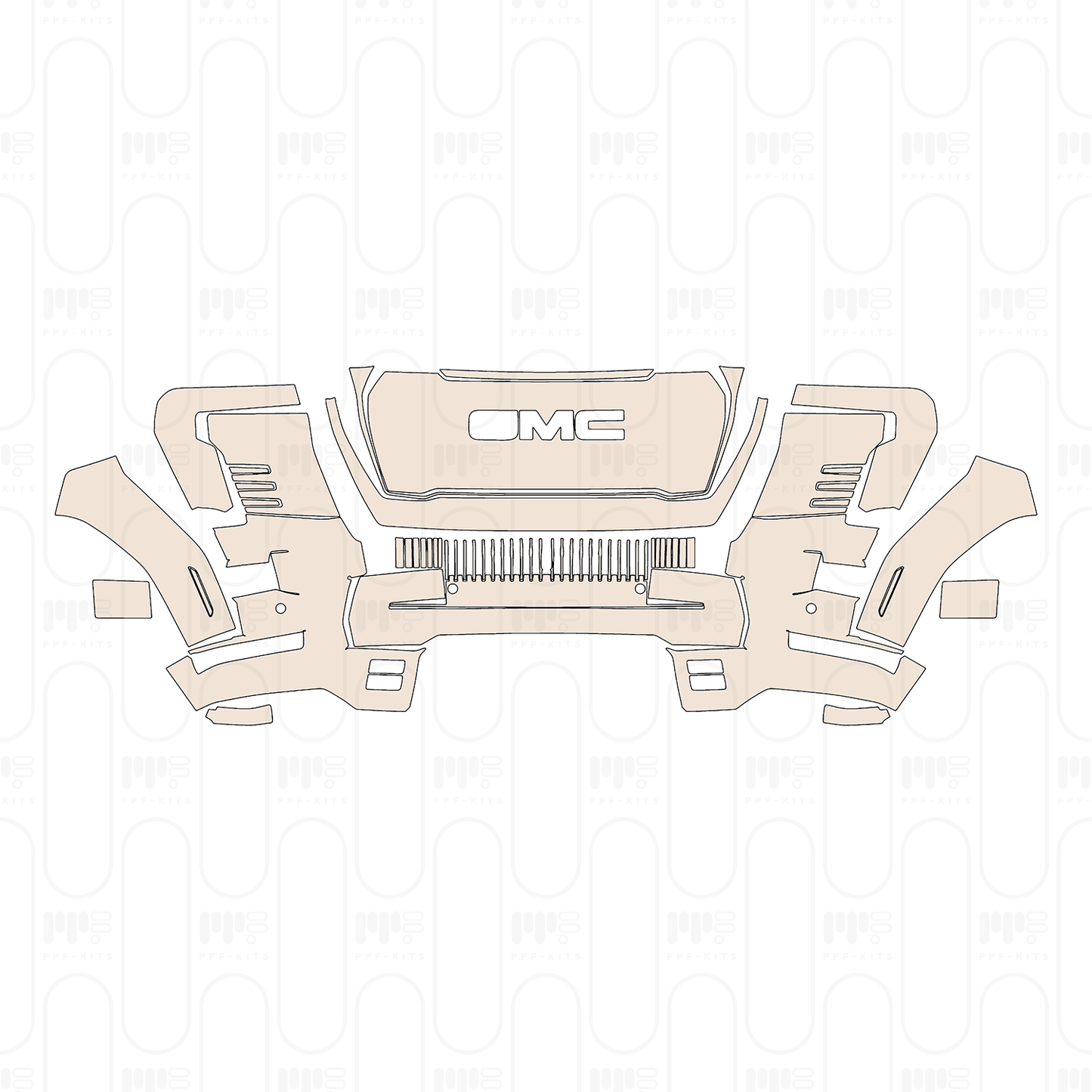 Pre-Cut PPF GMC Sierra EV Max Range Denali 2026
