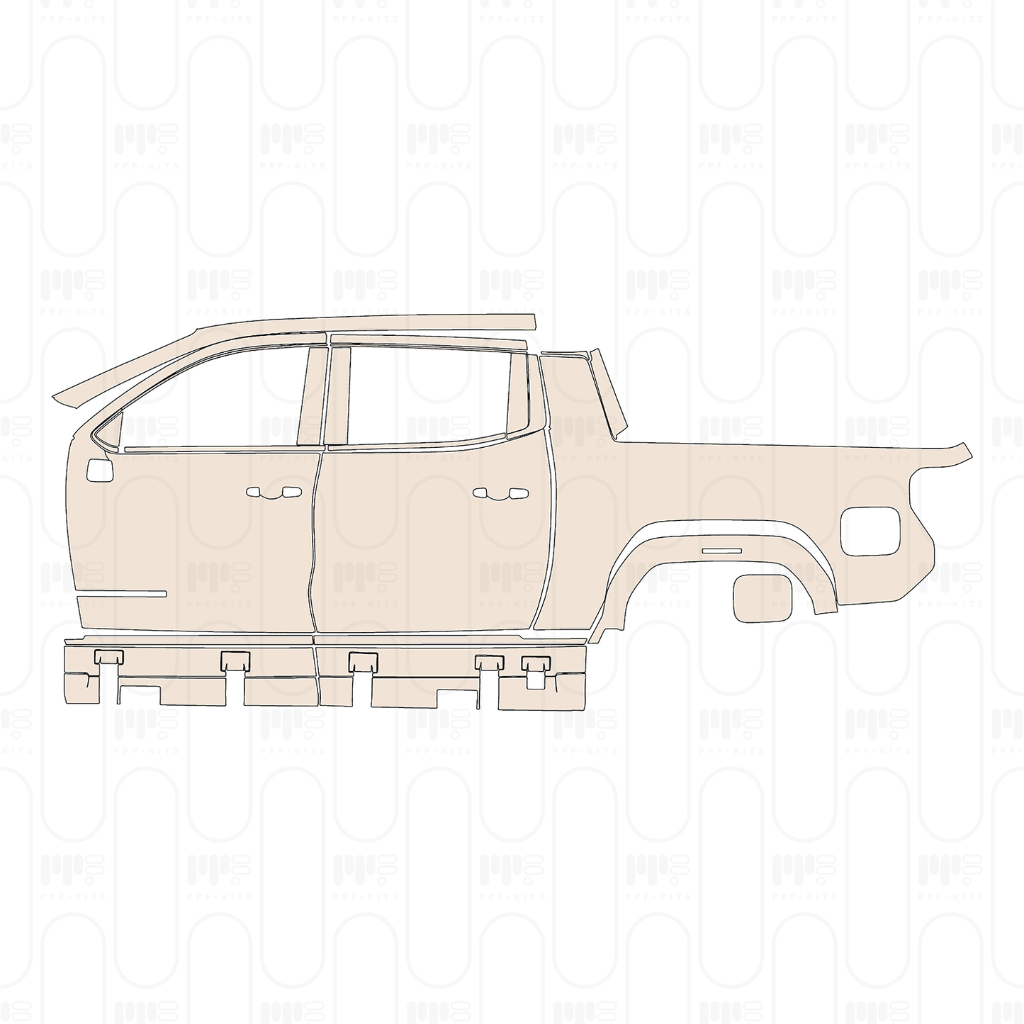 Pre-Cut PPF GMC Sierra EV Max Range Denali 2026