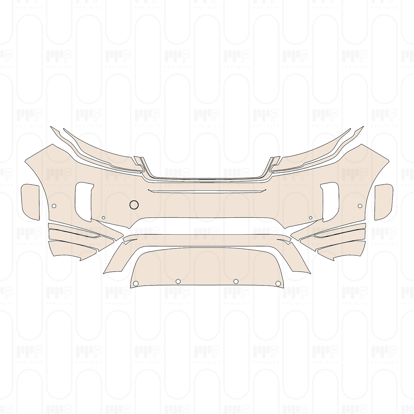 Pre-Cut PPF Land Rover Range Rover Evoque Standard Wheelbase Base 2026