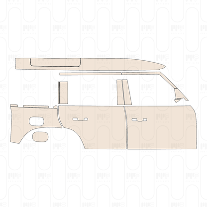 Pre-Cut PPF Land Rover Defender 110 X-Dynamic 2025