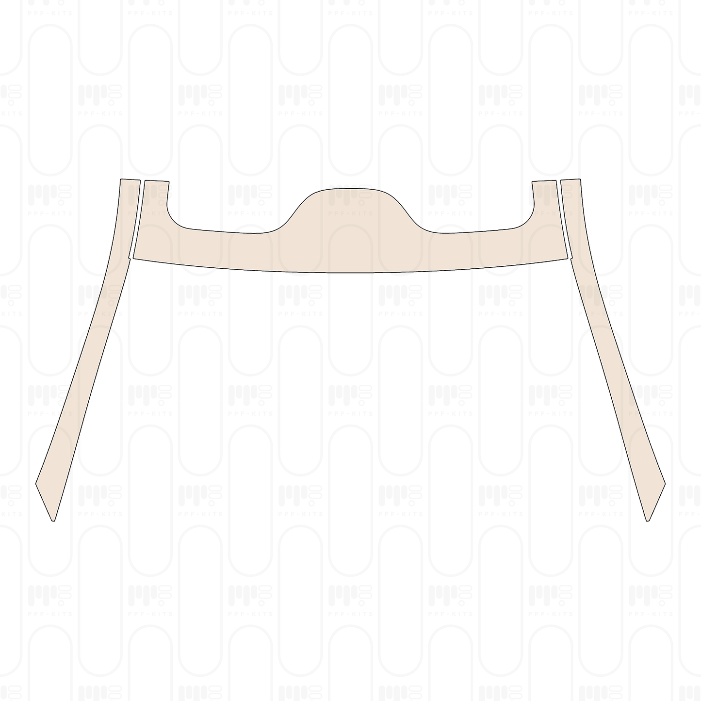 A-Pillar+Roof (front) without roof rack
