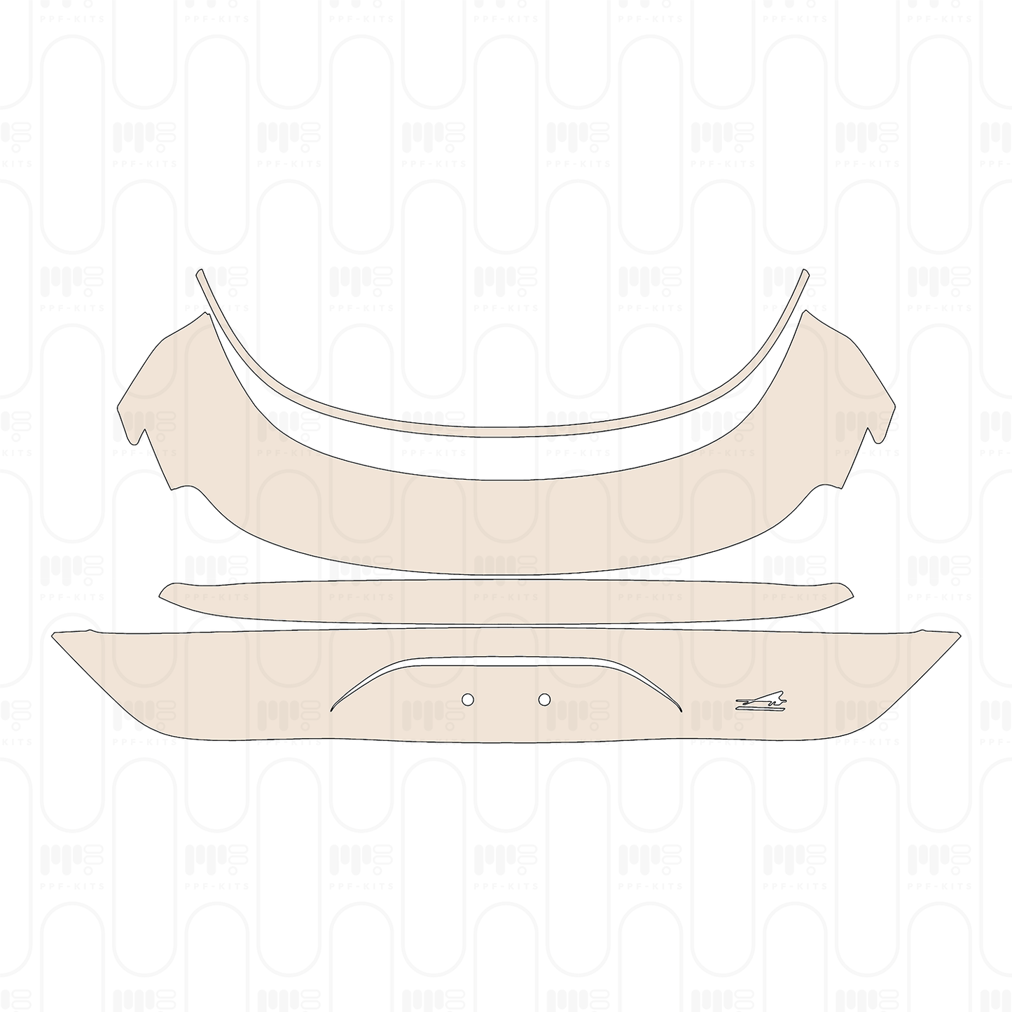 Trunk Lid without Spoiler, with "Air" Emblem