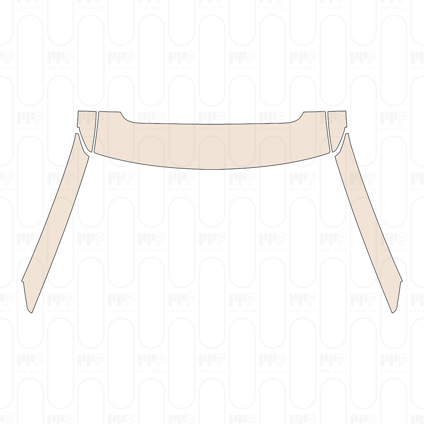 A-Pillar+Roof (front) with panoramic roof