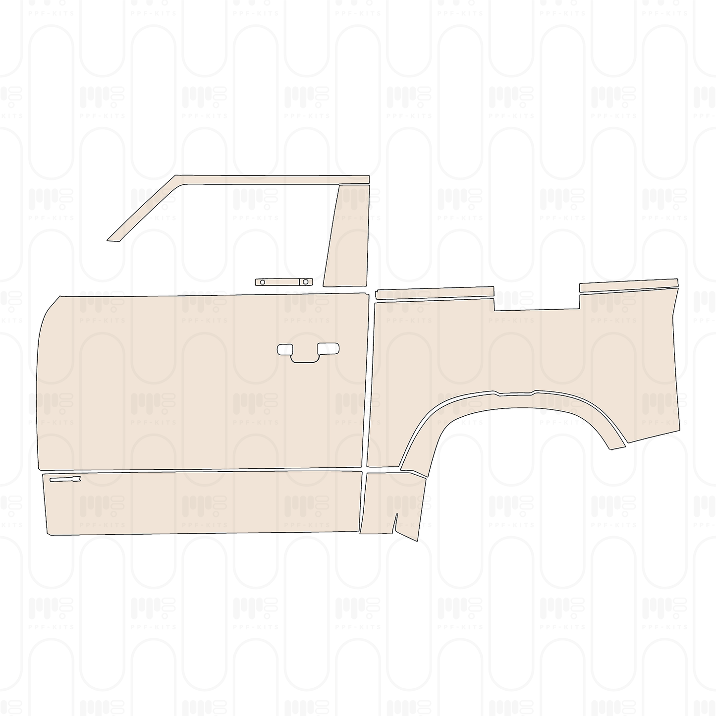 Pre-Cut PPF Land Rover Defender 90 X 2025
