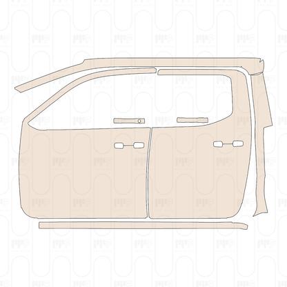 (left) Door+Side Skirt+Rear Fender