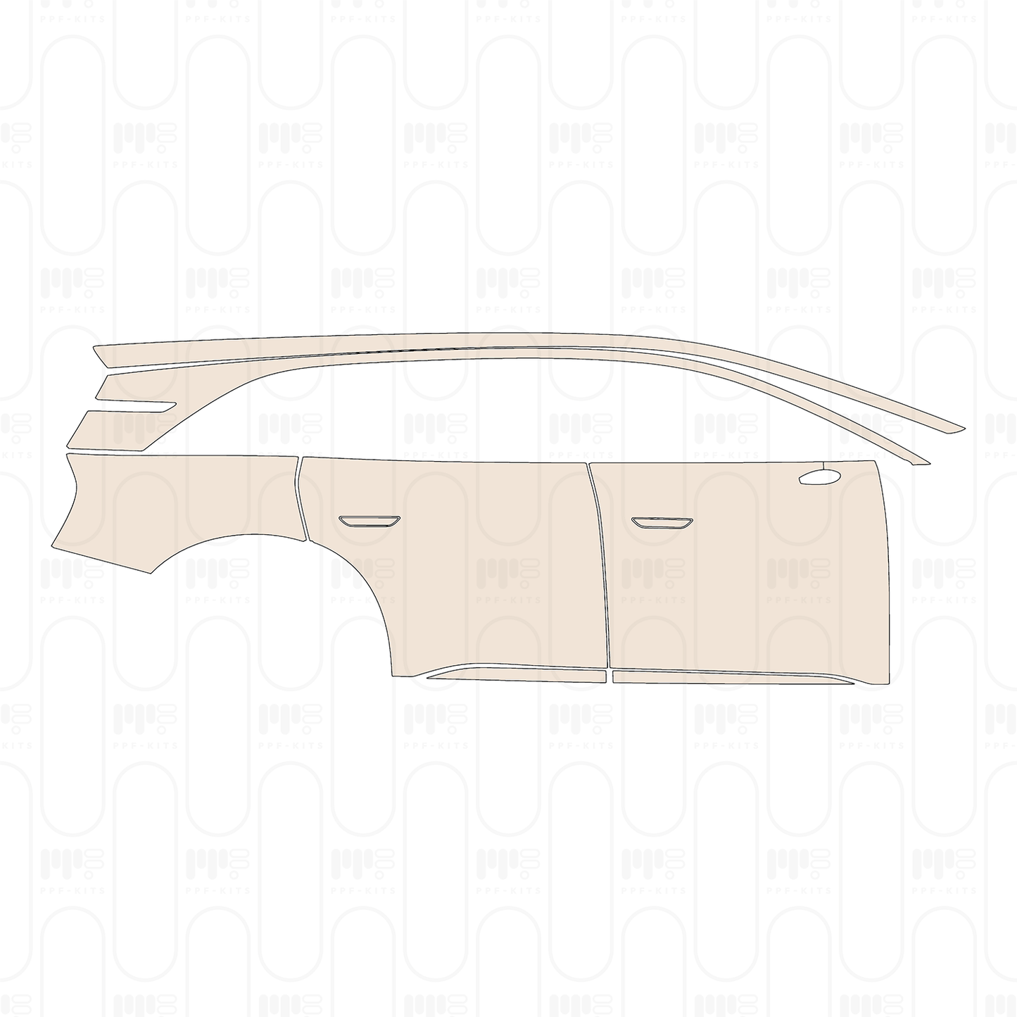 (right) Door+Rear Fender+Side Skirt