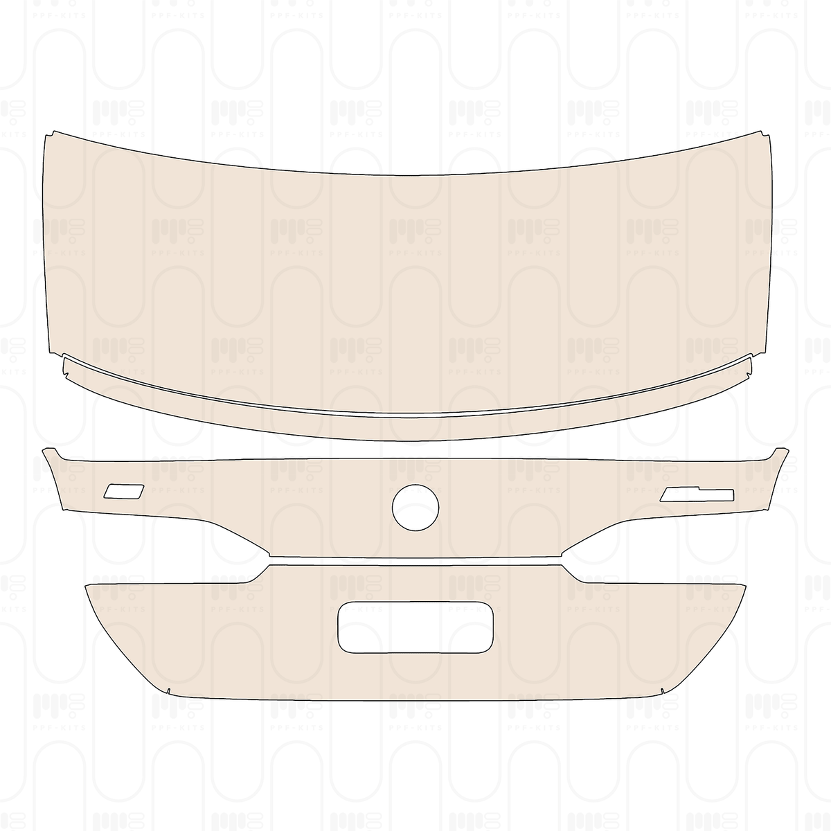 Trunk Lid with Spoiler, with "i5" & "M60i" eEmblems