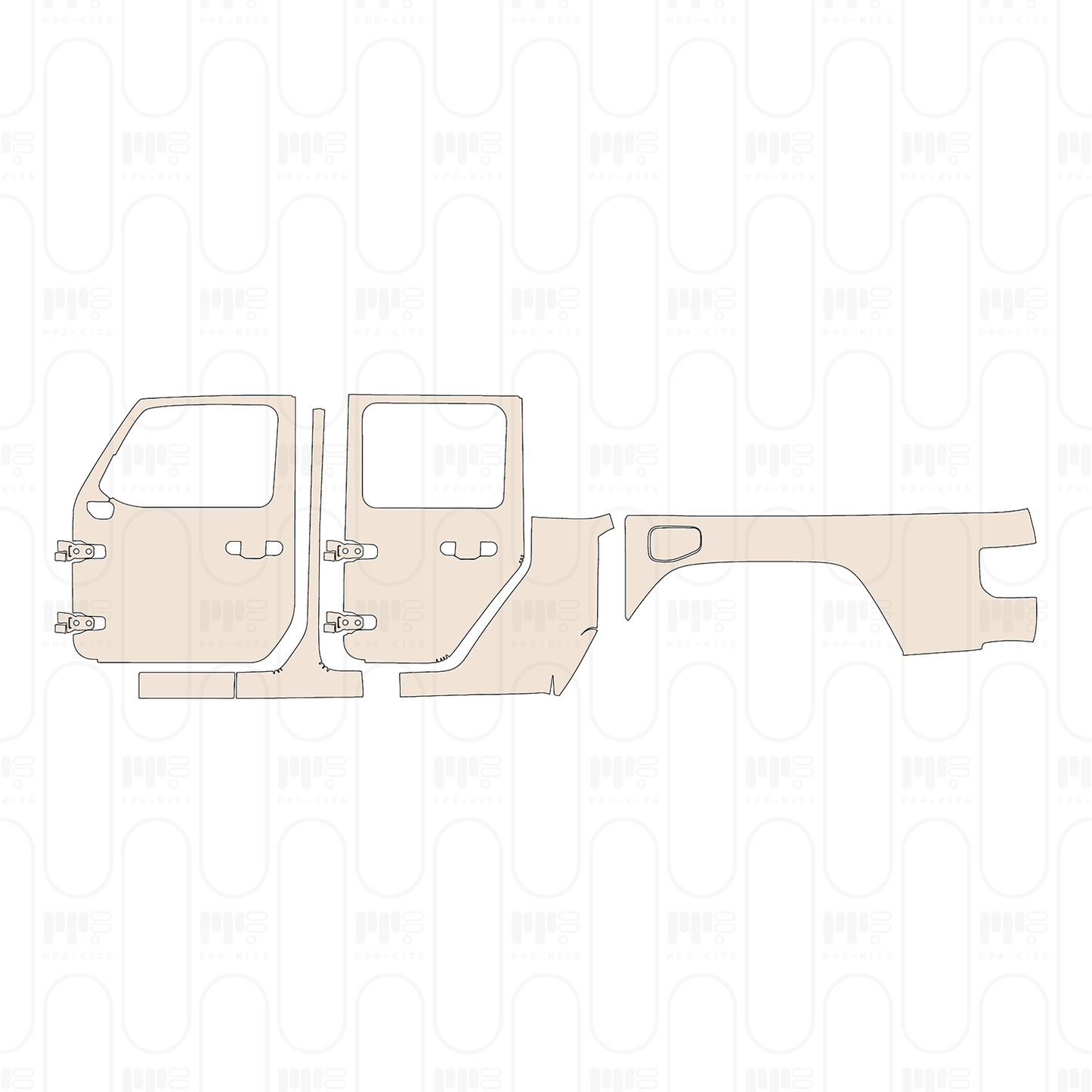 (left) Door+Rear Fender
