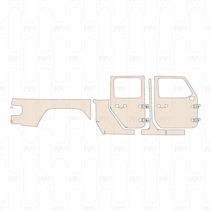 (right)Door+Rear Fender