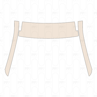 A-Pillar+Roof (front) without sunroof
