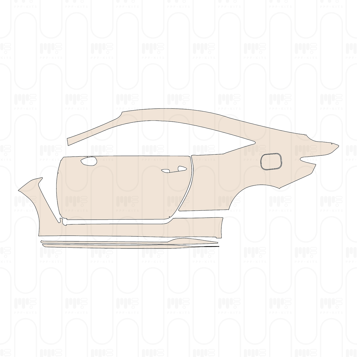 Pre-Cut PPF Lexus RCF 2025