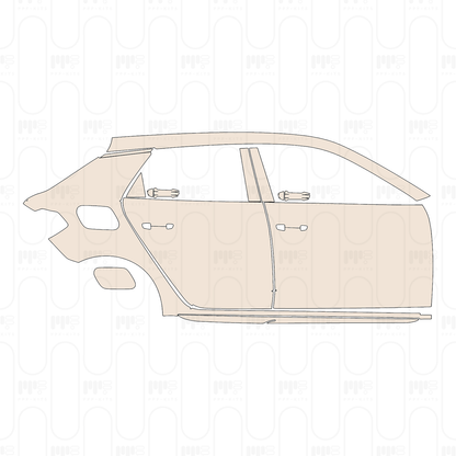 (right) Door+Rear Fender+Side Skirt