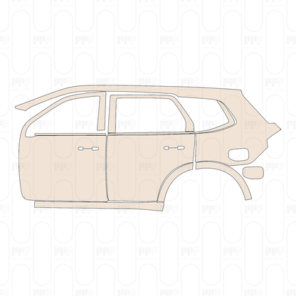 (left) Door+Rear Fender+Side Skirt