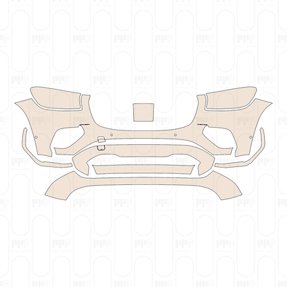 Bumper+Headlamp with 4 PDC (Parking Sensors)