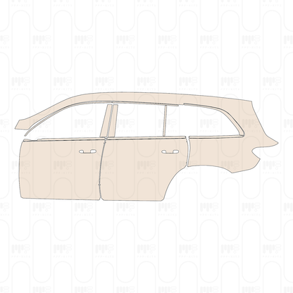 (left) Door+BC-Pillar+Rear Fender