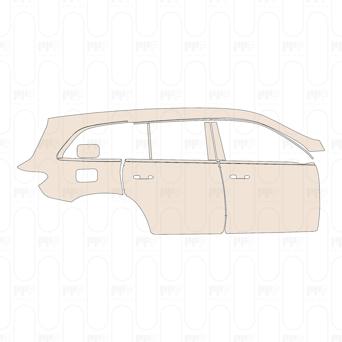 (right) Door+BC-Pillar+Rear Fender