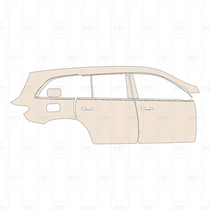 (right) Door+BC-Pillar+Rear Fender