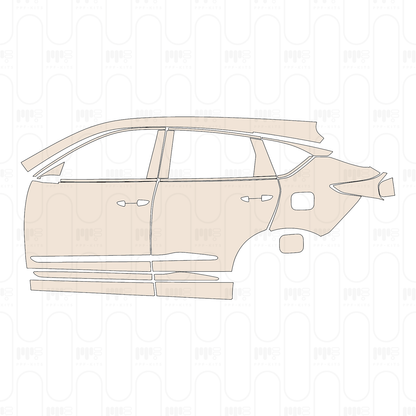 (left) Door+Rear Fender+Side Skirt