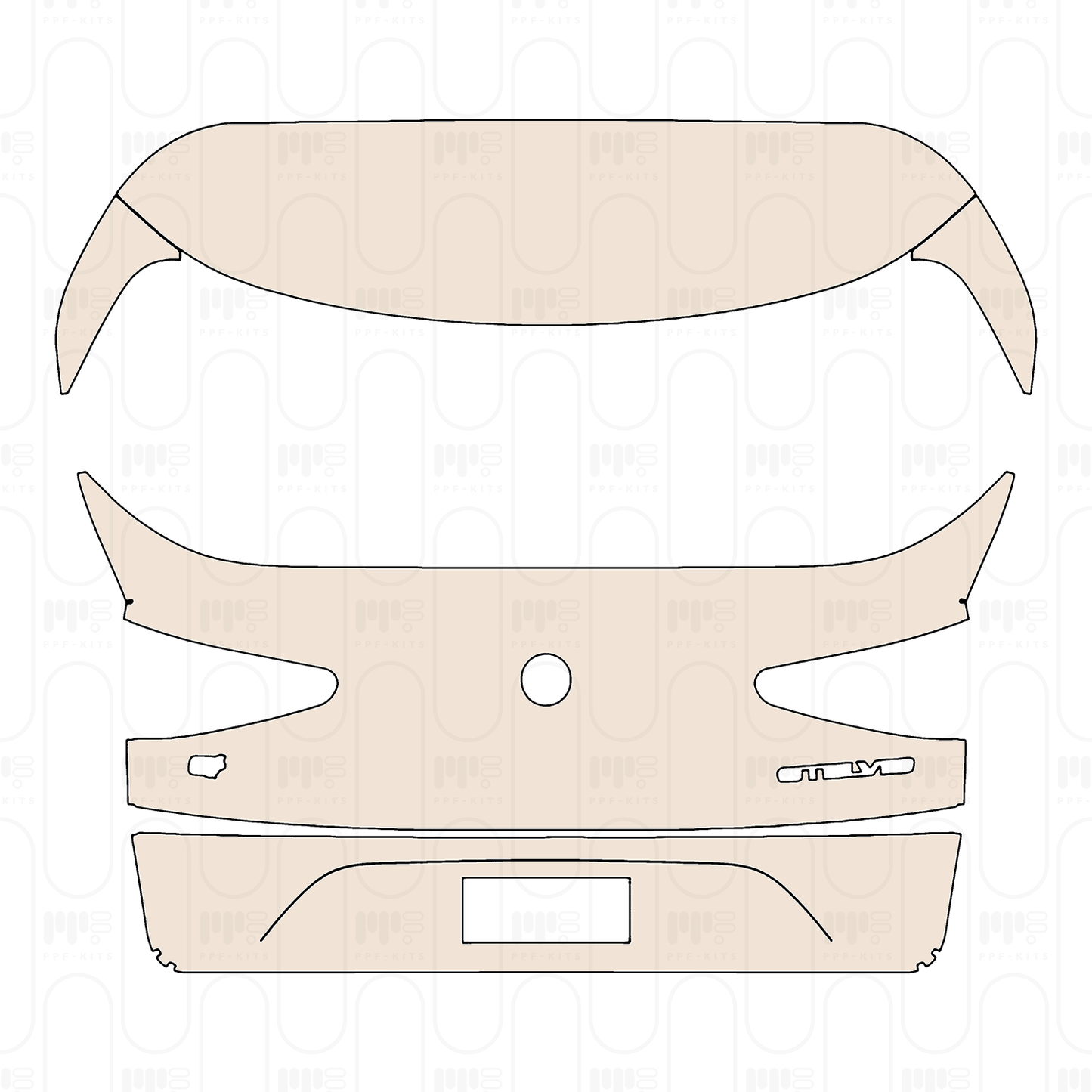 Trunk Lid with "Q4" & "STELVIO" Emblems