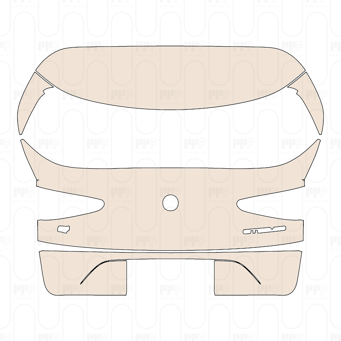 Trunk Lid with "Q4" & "Stelvio" Emblems