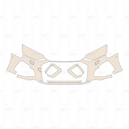 Bumper+Headlamp with headlamp washers