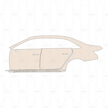 (left) Door+Side Skirt+Rear Fender