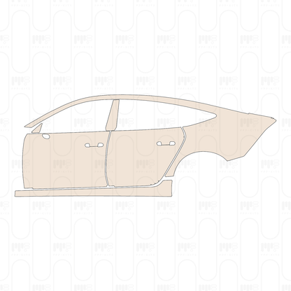 (left) Door+B-Pillar+Rear Fender+Side Skirt