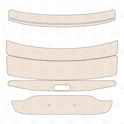 Trunk Lid without Model Emblems