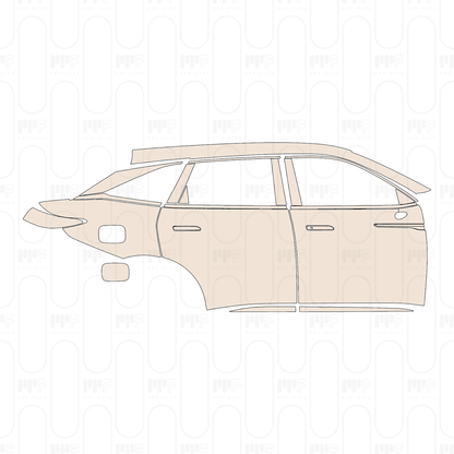 (right) Door+Rear Fender+Side Skirt