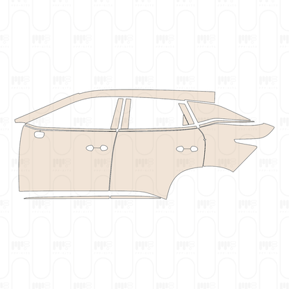 (left) Door+Rear Fender+Side Skirt