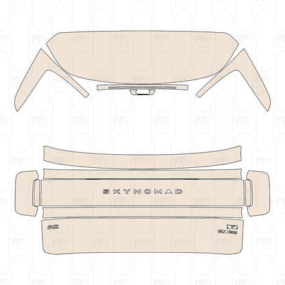 Trunk Lid with "SKYNOMAD" & "Millet" & "Pengcheng N90MAX" Emblems