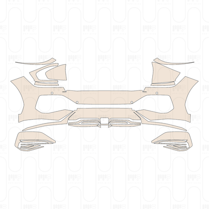 Rear Bumper with 4 PDC (Parking Sensors)