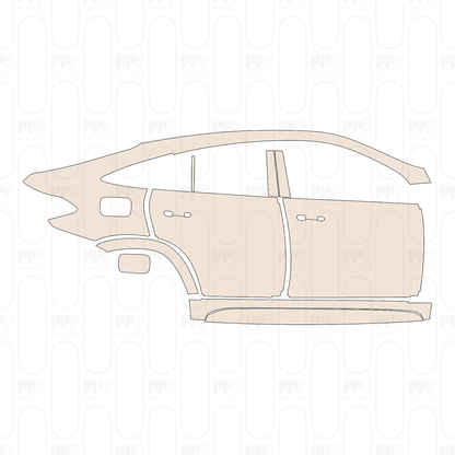 (right) Door+Side Skirt+Rear Fender