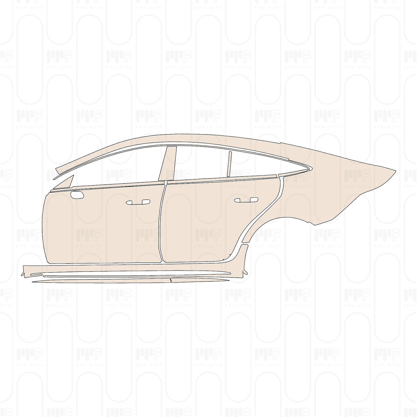 Pre-Cut PPF Mercedes-Benz AMG GT 4-Door 63 2026