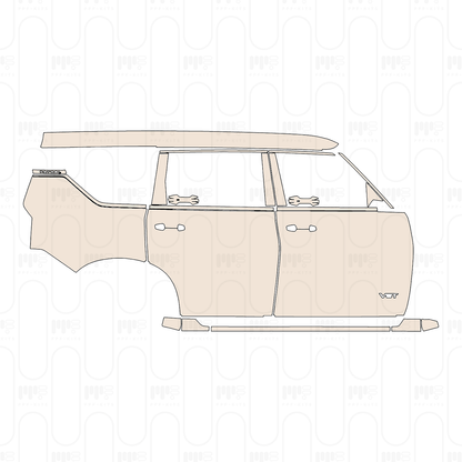 Pre-Cut PPF Nissan Patrol (ME) LE Titanium 2025