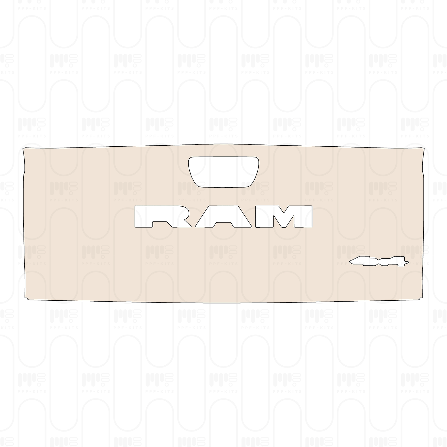 Pre-Cut PPF RAM Trucks 1500 Crew Cab Rebel 2025