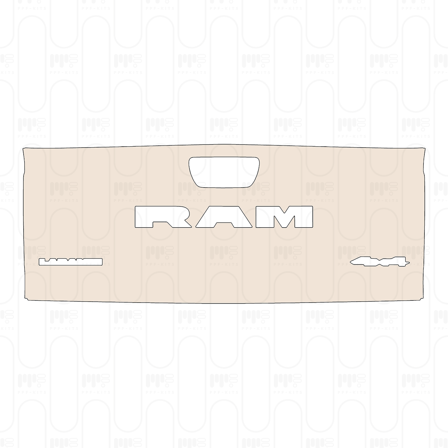 Pre-Cut PPF RAM Trucks 1500 Crew Cab Laramie 2026