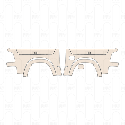 Pre-Cut PPF RAM Trucks 1500 Crew Cab Tungsten 2025