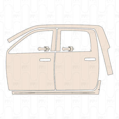 Pre-Cut PPF RAM Trucks 3500 Laramie 2025