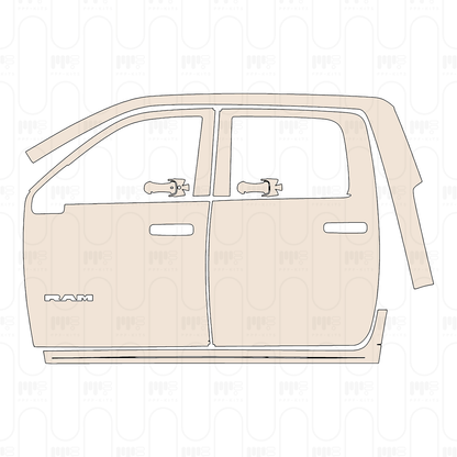 Pre-Cut PPF RAM Trucks 3500 Laramie 2025