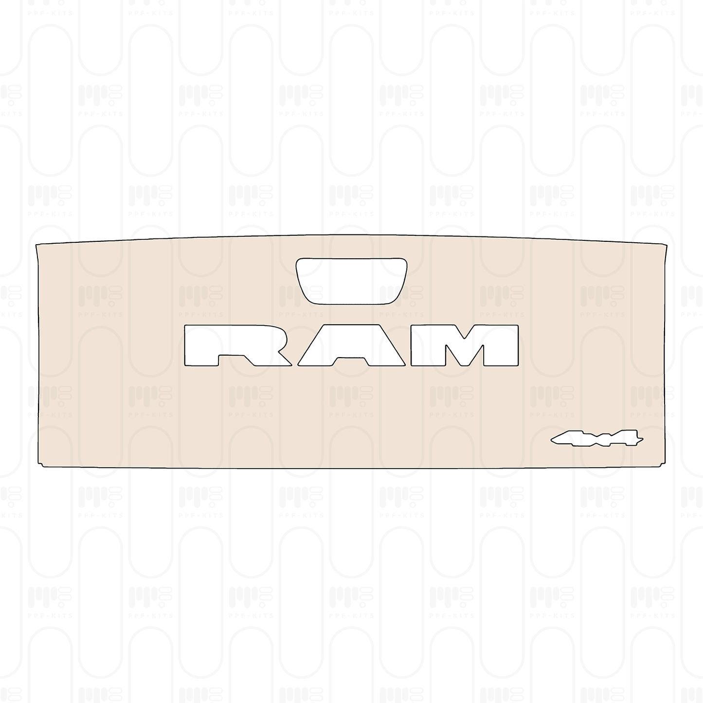 Pre-Cut PPF RAM Trucks 2500 Crew Cab Power Wagon 2025