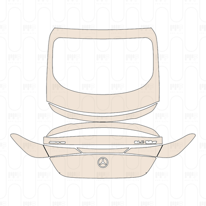 Trunk Lid with "AMG" & "GLC 63S" Emblems